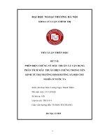 (TIỂU LUẬN) TIỂU LUẬN TRIẾT học đề tài PHÉP BIỆN CHỨNG về mâu THUẪN và vận DỤNG PHÂN TÍCH mâu THUẪN BIỆN CHỨNG TRONG nền KINH tế THỊ TRƯỜNG ĐỊNH HƯỚNG xã hội CHỦ NGHĨA ở nước TA 