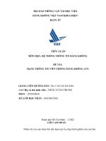 (TIỂU LUẬN) TIỂU LUẬN môn học hệ THỐNG THÔNG TIN HÀNG KHÔNG đề tài MẠNG THÔNG TIN VIỄN THÔNG HÀNG KHÔNG ATN 2 