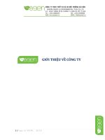 GIỚI THIỆU về CÔNG TY TNHH THIẾT BỊ VÀ CÔNG NGHỆ MÔI TRƯỜNG SÀI GÒN