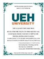 (TIỂU LUẬN) TÌNH THẾ NGÀN cân TREO sợi tóc” SAU CÁCH MẠNG THÁNG tám 1945 và NHỮNG CHỦ TRƯƠNG, ĐƯỜNG lối của ĐẢNG ý NGHĨA LỊCH sử 