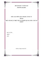(TIỂU LUẬN) TIỂU LUẬN môn QUẢN TRỊ dự án đầu tư đề bài PHÂN TÍCH dự án BIỆT THỰ cô tô BIỂN QUẢNG NINH   cđt SUN GROUP 