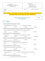 Bài tập bổ trợ tiếng anh 10 ILSW   unit 7 