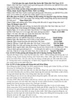 Câu hỏi giao lưu ngày thành lập quân đội nhân dân việt nam 22 