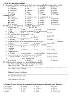 TOTAL EXERCISES GRADE 6 