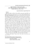 Điểm vôi hóa và hẹp mạch vành trên hình ảnh chụp cắt lớp vi tính 256 dãy ở bệnh nhân đau thắt ngực