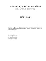 (TIỂU LUẬN) tư tưởng HCM về đại đoàn kết toàn dân, ý nghĩa lý luận và thực tiễn đối với công cuộc xây dựng khối đại đoàn kết dân tộc trong quá trình xây dựng và bảo vệ tổ quốc giai đoạn hiện nay 