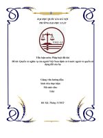 Quyền và nghĩa vụ của người việt nam định cư ở nước ngoài và quyền sử dụng đất của họ