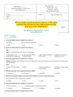 Bài tập bổ trợ tiếng anh 10 ILSW   unit 5 