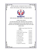 TẠI nơi SINH SỐNG, học tập ĐANG tồn tại NHỮNG HÀNH VI VI PHẠM PHÁP LUẬT về môi TRƯỜNG nào và hãy đề XUẤT GIÁI PHÁP góp PHẦN hạn CHẾ, NGĂN CHẶN HÀNH VI đó 