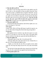 Thu hút vốn đầu tư trực tiếp nước ngoài (FDI) để phát triển ngành du lịch tỉnh Khánh Hòa