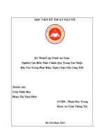 Kỹ thuật lập trình an toàn nghiên cứu biểu thức chính quy trong xác nhận đầu vào trong phát hiện, ngăn chặn tấn công XSS 