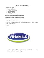 Lựa chọn doanh nghiệp công ty vinamilk sản phẩm sữa chua uống probi vinamilk 