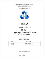 ĐỒ án NGÀNH điện tử đề tài NHẬN DIỆN KHUÔN mặt BẰNG PYTHON OPENCV 