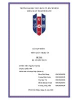 BÀI tập NHÓM môn QUẢN TRỊ dự án đề tài dự án SIÊU THỊ t1 