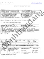 Kiến thưc cơ bản Tiếng Anh-HKII