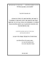 LUẬN văn THẠC sĩ HAY đánh giá công tác bồi thường, hỗ trợ và tái định cư khi nhà nước thu hồi đất để thực hiện dự án cải tạo, nâng cấp, mở rộng và chỉnh trang đường quốc lộ 6 tại huyện chương mỹ, thành phố hà nội​ 