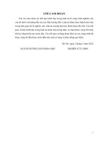 (LUẬN án TIẾN sĩ) nghiên cứu giải pháp tối ưu hóa hiệu quả sử dụng năng lượng trong mạng cảm biến 