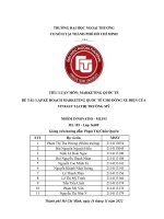 TIỂU LUẬN môn MARKETING QUỐC tế đề tài lập kế HOẠCH MARKETING QUỐC tế CHO DÒNG XE điện của VINFAST tại THỊ TRƯỜNG mỹ 