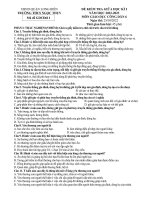 Đề thi giữa học kì 1 môn GDCD lớp 6 năm 2022-2023 có đáp án - Trường THCS Ngọc Thuỵ, Long Biên