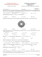 Đề kiểm tra cuối học kì 2 môn Toán lớp 12 năm 2021-2022 có đáp án - Trường THPT Lương Ngọc Quyến, Thái Nguyên (Mã đề 001)