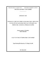 LUẬN văn THẠC sĩ HAY đánh giá và đề xuất chiến lược khai thác tiềm năng tài nguyên du lịch sinh thái tại vườn quốc gia phong nha   kẻ bàng, tỉnh quảng bình​ 