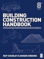 Ebook Building construction handbook (8th edition): Part 1