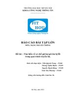 BÁO cáo bài tập lớn môn MẠNG TRUYỀN THÔNG đề tài tìm hiểu về cơ chế gửi lại gói tin bị lỗi trong quá trình truyền tin 