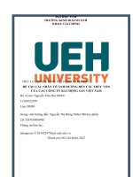 TIỂU LUẬN môn KINH tế LƯỢNG tài CHÍNH đề tài các NHÂN tố ẢNH HƯỞNG đến cấu TRÚC vốn của các CÔNG TY bất ĐỘNG sản VIỆT NAM 