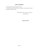 (Luận văn thạc sĩ) Xây dựng bộ câu hỏi trắc nghiệm khách quan môn văn hoá ẩm thực Việt Nam tại trường Đại học Sài Gòn