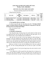 Sáng kiến kinh nghiệm, SKKN Sử dụng Android Studio và Android SDK để viết phần mềm BMNotes trong quản lý công việc, lịch dạy, lịch học trên điện thoại di động