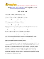 de kiem tra giua hoc ki 2 lop 11 mon tieng anh nam hoc 2018 2019 so 2 