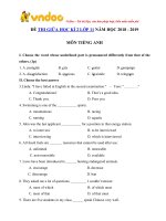 de kiem tra giua hoc ki 2 lop 11 mon tieng anh nam hoc 2018 2019 so 3 