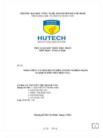 Đề tài NHẬN THỨC và THÁI độ về HIỆN TƯỢNG NGHIỆN MẠNG xã hội ở SINH VIÊN HIỆN NAY  