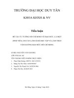 ĐỀ tài tư TƯỞNG hồ CHÍ MINH về đạo đức  là một SINH VIÊN, EM cần làm gì để học tập và làm THEO tấm GƯƠNG đạo đức hồ CHÍ MINH 