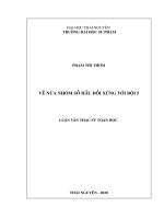 Nửa nhóm số hầu đối xứng với bội 5