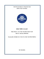chủ đề lễ hội gầu tào của tộc NGƯỜI H’MÔNG 
