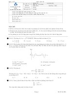 Tổng hợp đề thi giữa kì Giải Tích 1