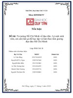 Đề tài tư tưởng hồ chí minh về đạo đức  là viên, em cần làm gì để học tập và làm theo tấm đạo đức hồ chí minh 