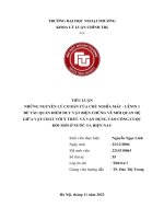 ĐỀ tài QUAN điểm DUY vật BIỆN CHỨNG về mối QUAN hệ GIỮA vật CHẤT với ý THỨC và vận DỤNG vào CÔNG CUỘC đổi mới ở nước TA HIỆN NAY 