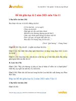 de thi giua hoc ki 2 nam 2021 mon van 11 de 4 
