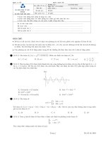 Tổng hợp đề thi giữa kì Giải Tích 1