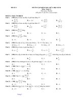 bo de on thi giua hoc ki 1 lop 11 mon toan 