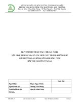 MCRE SOP KK PQT   (as) dạng bụi 