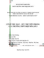 BÀI DỰ THI VIẾT VỀ CÔNG TÁC ĐOÀN VÀ PHONG TRÀO THANH THIẾU NHI VỚI CHỦ ĐỀ