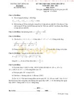 de thi hoc sinh gioi mon toan lop 11 truong thpt dong ha quang tri 