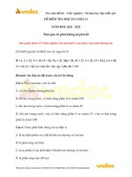 de thi hoc ki 1 hoa 11 nam 2021 2022 de 1 