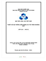 BÀI tập lớn CHI TIẾT máy THIẾT kế hệ THỐNG dẫn ĐỘNG XE tải TRÊN ĐƯỜNG RAY 