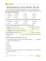 de thi tieng anh lop 11 hoc ki 1 de 2 