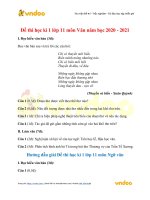 de thi hoc ki 1 lop 11 mon van nam hoc 2020 2021 de 6 