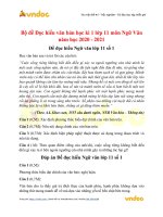 Bo de doc hieu van ban hoc ki 1 lop 11 mon ngu van nam hoc 2020 2021 
